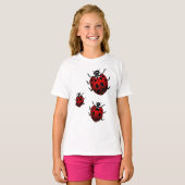 T-shirts pour enfants Ladybug chemises pour enfant (Devant entier)