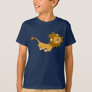 T-Shirts pour enfants Lion en caricature mignonne