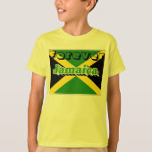 t-shirts pour enfants patriotes jamaïcains (Devant)