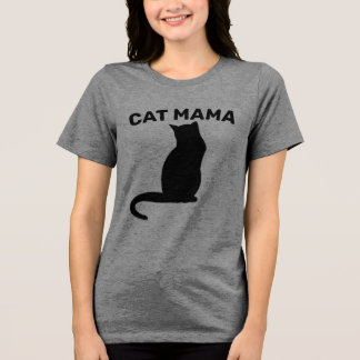 T-Shirts pour femmes CAT MOM (CAT MAMA)