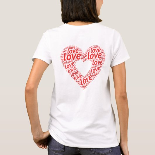 T-shirts pour femmes d'amour (Dos)