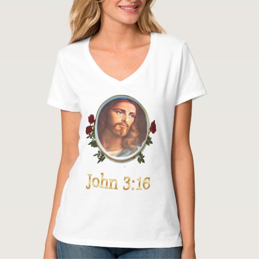 T-shirts pour femmes John 3:16 (Devant)