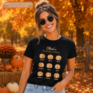 T-shirts pour femmes personnalisables Pumpkin Mom