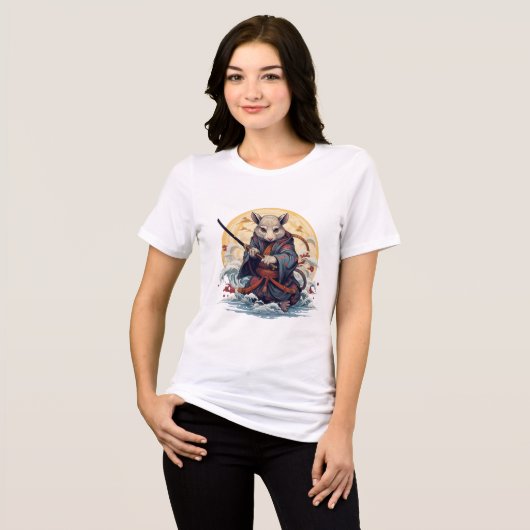 T-shirts pour femmes Samurai Rat (Recto plein)