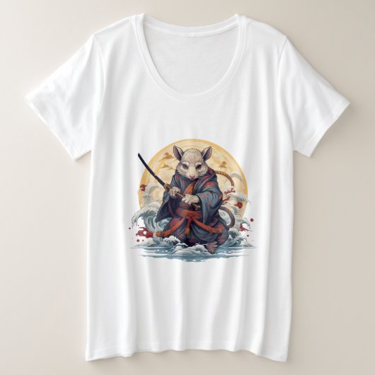 T-shirts pour femmes Samurai Rat (Design devant)