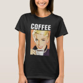 T-SHIRTS POUR FILLE DE CAFÉ RETRO (Devant)