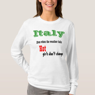 T-shirts pour filles chaudes en Italie