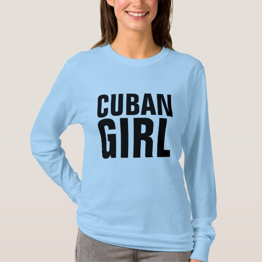 T-shirts pour filles cubaines (Devant)
