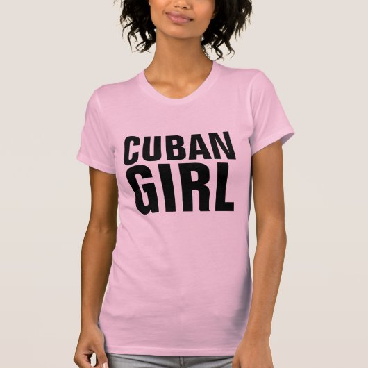 T-shirts pour filles cubaines (Devant)