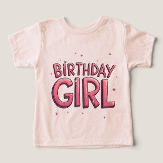 T-shirts pour filles d'anniversaire