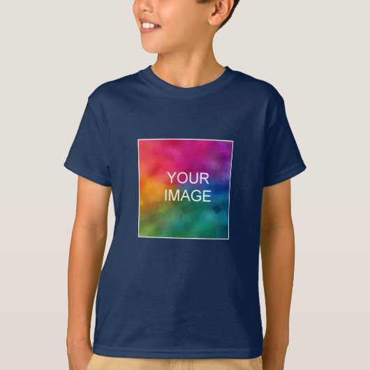T-Shirts pour garçons Ajouter une image Photo Modè (Devant)