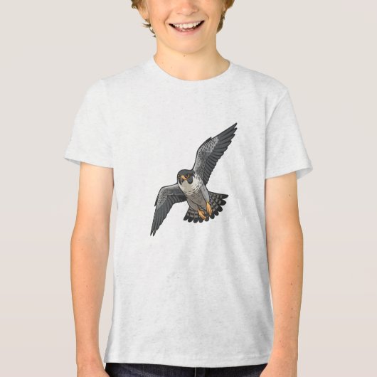 T-shirts pour garçons Faucon pèlerin (Recto)