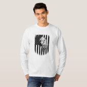 T-shirts pour hommes avec impression d'aigle (Devant entier)