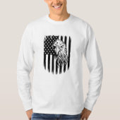 T-shirts pour hommes avec impression d'aigle (Devant)