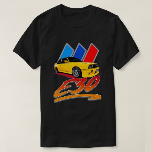 t-shirts pour hommes bmw e30 (Design devant)