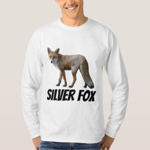T-SHIRTS POUR HOMMES DE FOX D'ARGENT