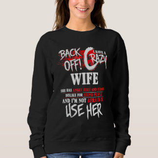 T-shirts pour hommes Reculez j'ai une femme folle