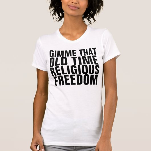 T-shirts pour la liberté religieuse (Devant)