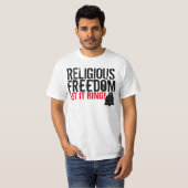 T-shirts pour la liberté religieuse (Devant entier)