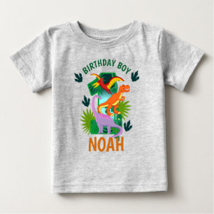 T-shirts pour le premier anniversaire de dinosaure