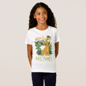 t-shirts pour les enfants de garde de lions, T-shi (Devant entier)