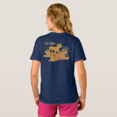 t-shirts pour les enfants de garde de lions, T-shi (Dos entier)