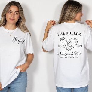 T-shirts pour lune de miel M. et Mme