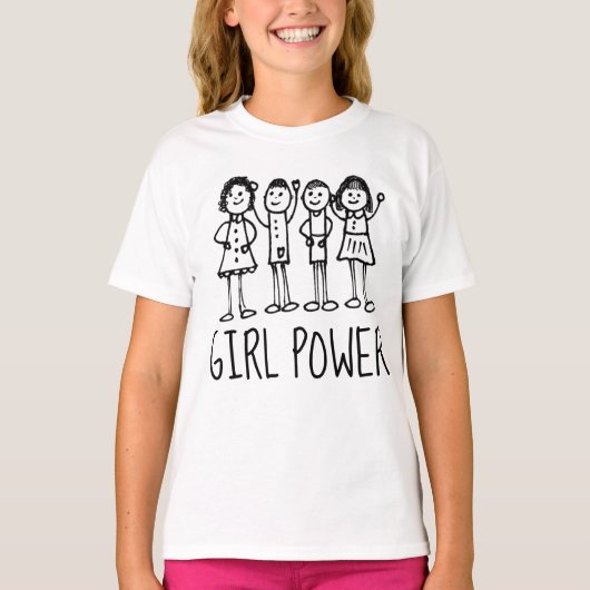 T-shirts POWER FILLE (Devant)