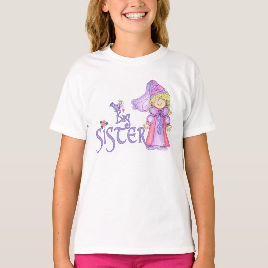 T-shirts Princess Big Sister (Devant)