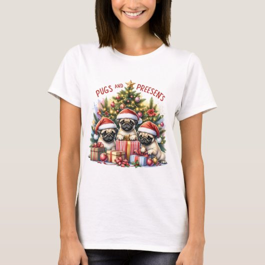 T-shirts Pug et Cadeaux (Devant)