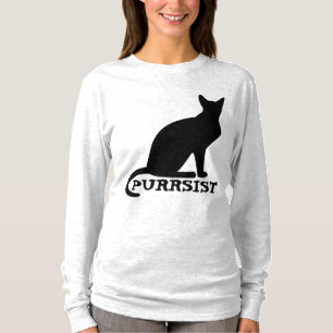 T-Shirts PURRSIST pour dames amateurs de chats