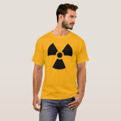 T-shirts radioactif de symbole (Devant entier)