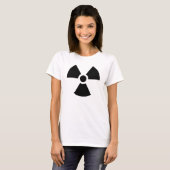 T-shirts radioactif de symbole (Devant entier)