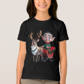 T-shirts Reindeer ELF pour enfants (Recto)