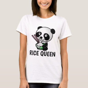 T-shirts RICE QUEEN, RICE LOVER Drôle Drôle