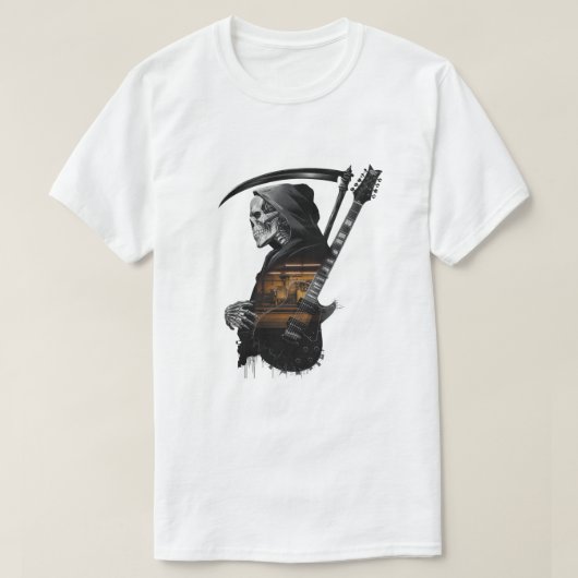 T-shirts rock et crâne (Design devant)