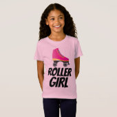 T-SHIRTS ROLLER GIRL ROLLER SKATING (Devant entier)