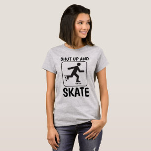 T-shirts ROLLER SKATING, FERMER ET SKATE
