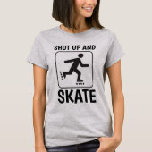 T-shirts ROLLER SKATING, FERMER ET SKATE (Devant)