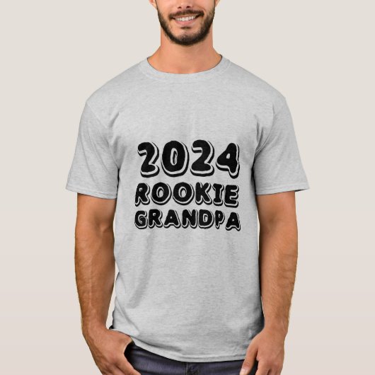 T-shirts Rookie Grandpa 2022 (Devant)