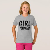 T-shirts rose POWER POWER (Devant entier)