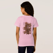 T-shirts roses (Dos entier)