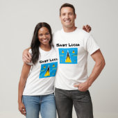 T-shirts Sainte-Lucie (Unisexe)