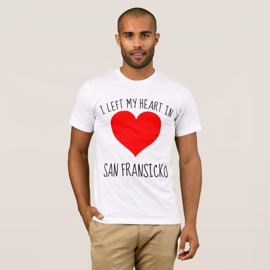 T-SHIRTS SAN FRANSICKO (Devant entier)