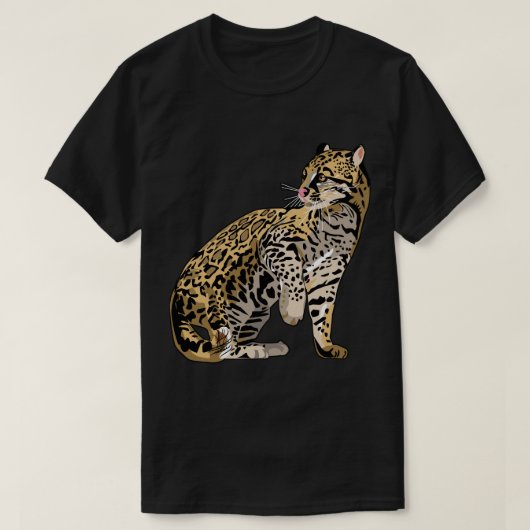 T-shirts sauvages de la vie de chat sauvage (Design devant)