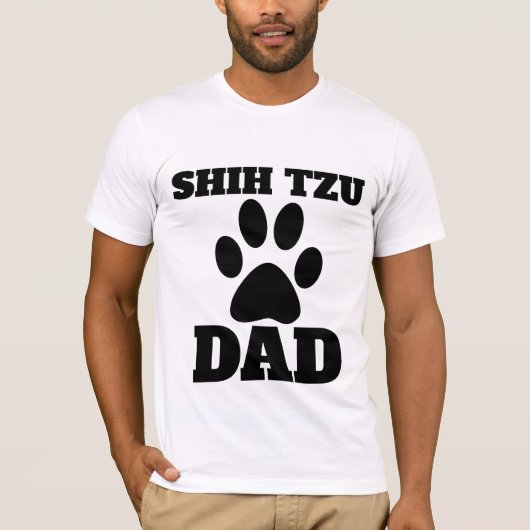 T-shirts SHIH TZU DAD (Devant)