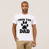 T-shirts SHIH TZU DAD (Devant entier)