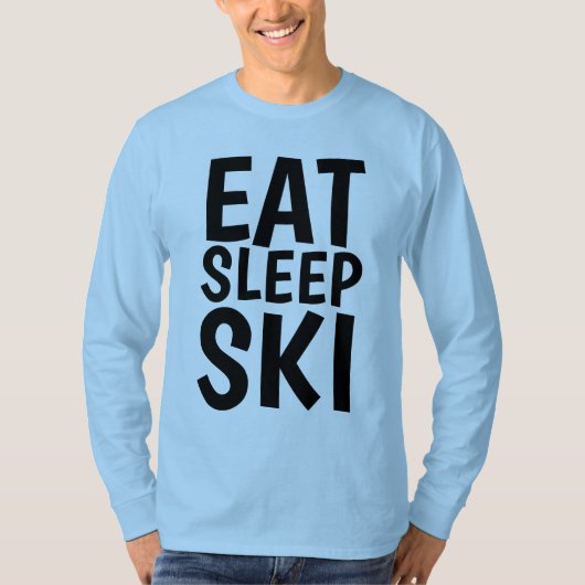 T-shirts SKI NEIGE, SKI SOMMEIL (Devant)