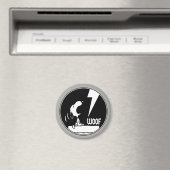T - shirts | Snoopy Howling Magneet (Insitu (Vaatwasser))