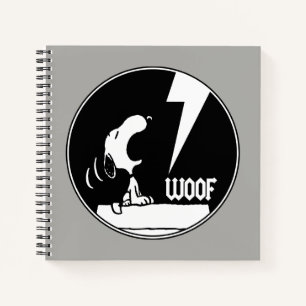 T - shirts   Snoopy Howling Notitieboek